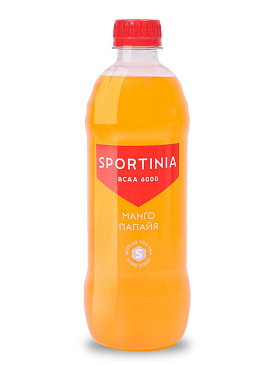 bcaa-6000-napitok-so-vkusom-mango-i-papajya-0-5-l-sportinia